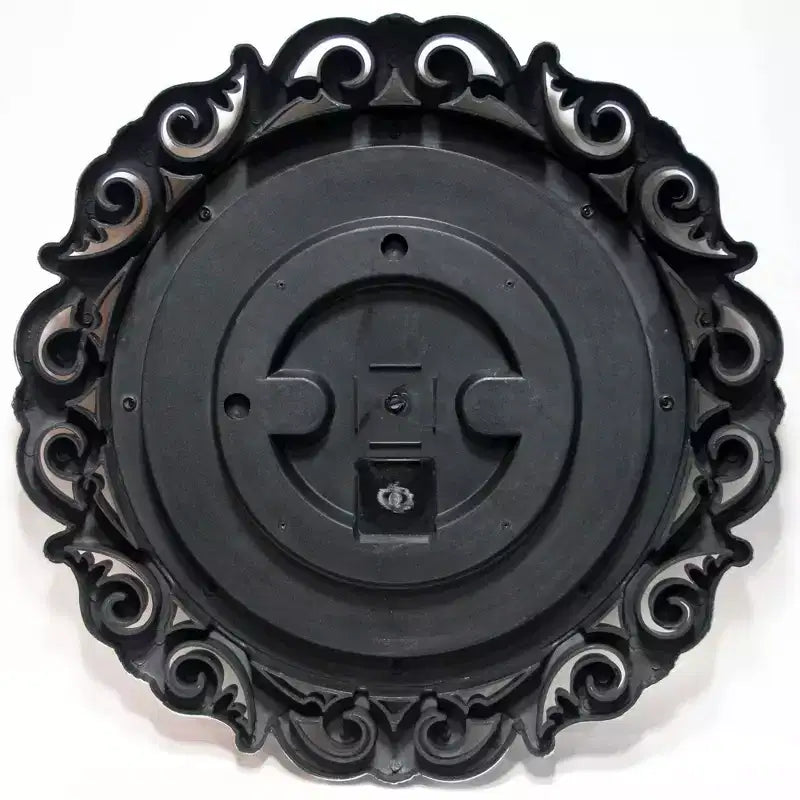 Miroir Mural Rond 22" Argent Antique - : Style Roman, Aucun Assemblage Requis