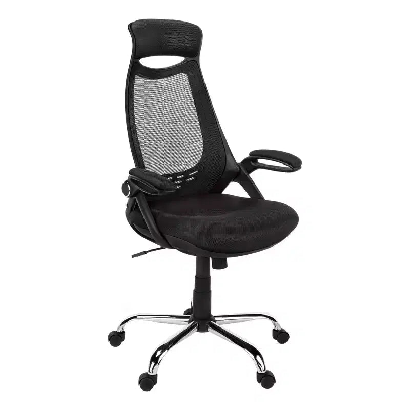 Fauteuils de bureau à roulettes avec siège en mousse blanche réglable en hauteur de 35 po H