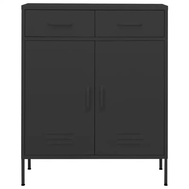 Meuble de rangement Acier Vert Olive 80 x 35 x 101,5 cm