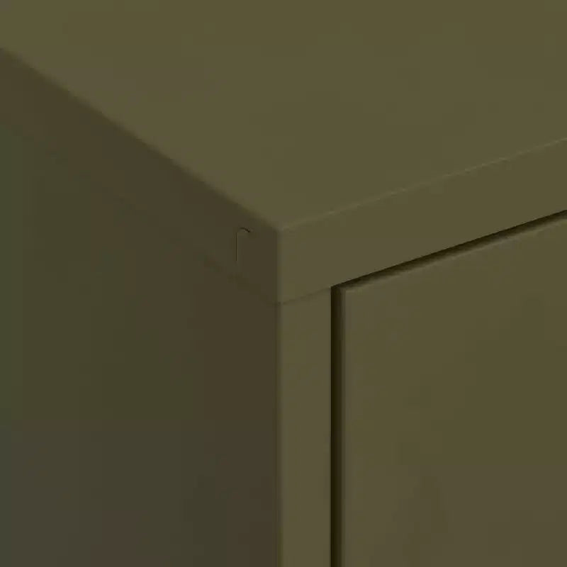 Meuble de rangement Acier Vert Olive 80 x 35 x 101,5 cm