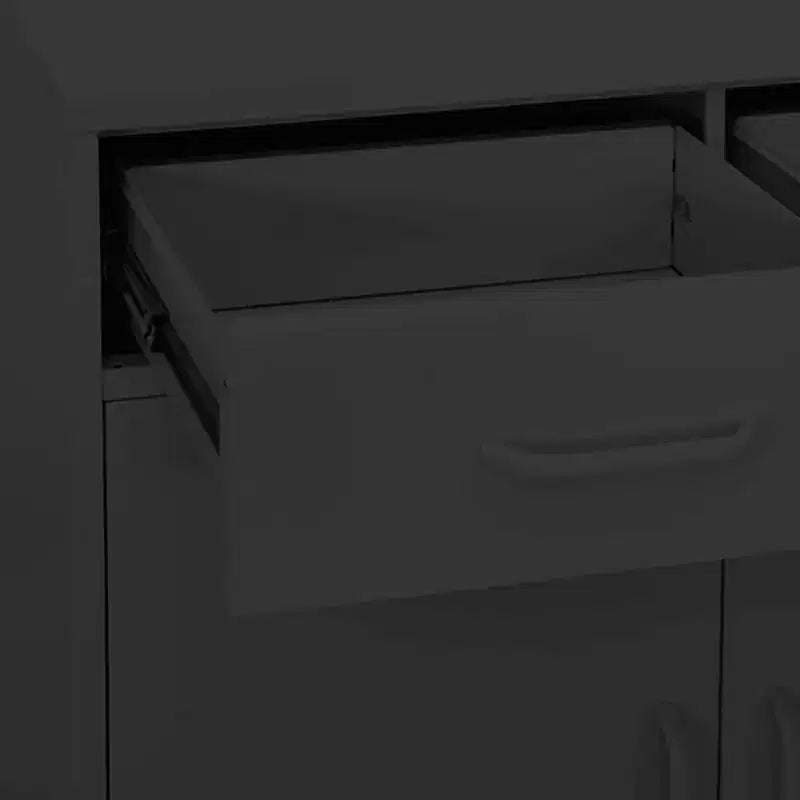 Meuble de rangement Acier Vert Olive 80 x 35 x 101,5 cm