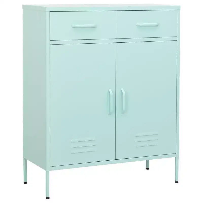 Meuble de rangement Acier Vert Olive 80 x 35 x 101,5 cm