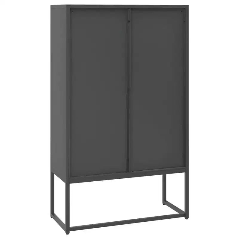 Meuble de rangement, buffet pour entrée, chambre, bureau en acier – blanc