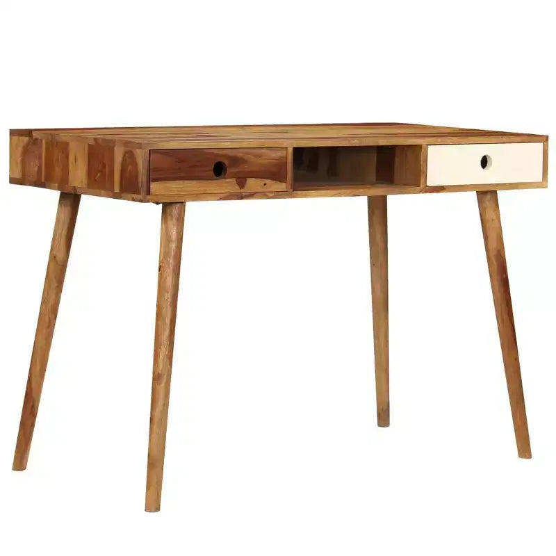 Bureau 43,3x21,7x29,9 Bois d'acacia massif