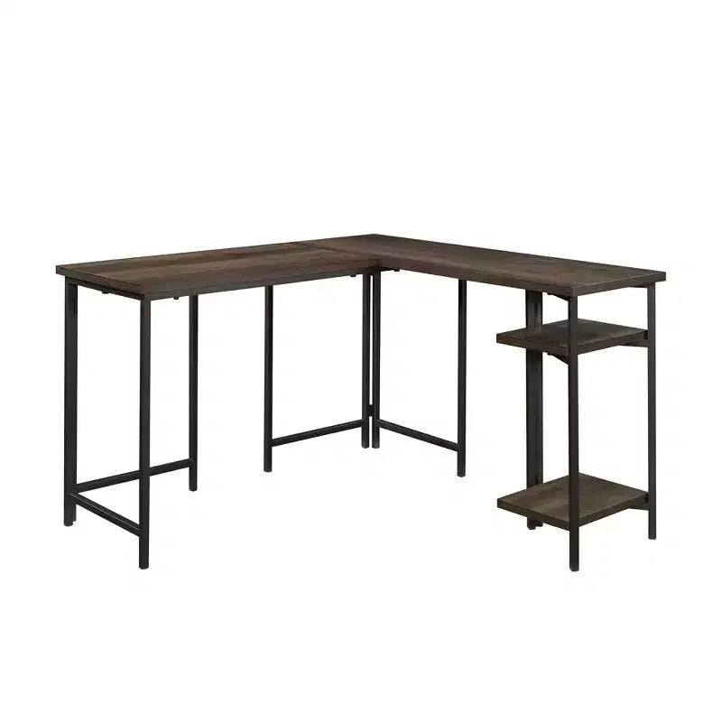 Bureau de rangement rustique en bois Willow avec étagères réglables