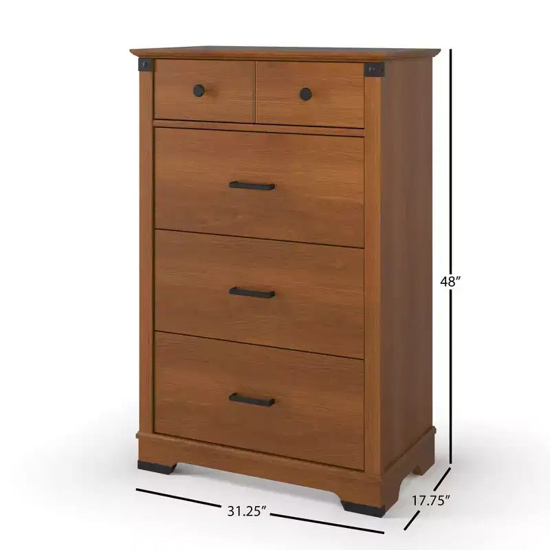 Ensemble de chambre de bébé Redmond avec lit à panneaux, commode et chiffonnier, 3 pièces, comprend un lit de bébé convertible 4-en-1, une commode et un chiffonnier