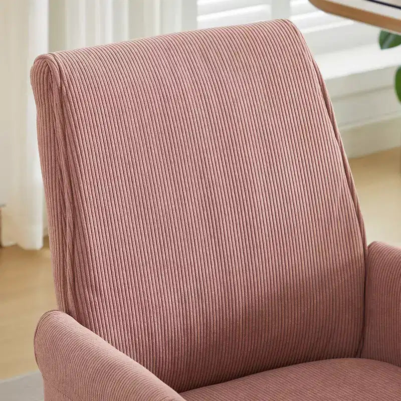Chaise de bureau mi-dossier, relevable, tissu rayé, ergonomique. Idéale pour le travail, les études et la détente.