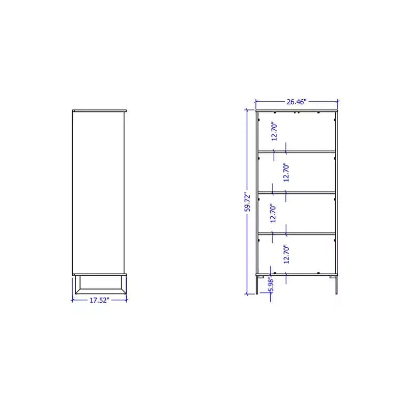 Étagère à 4 tablettes Lexington 59.72 -