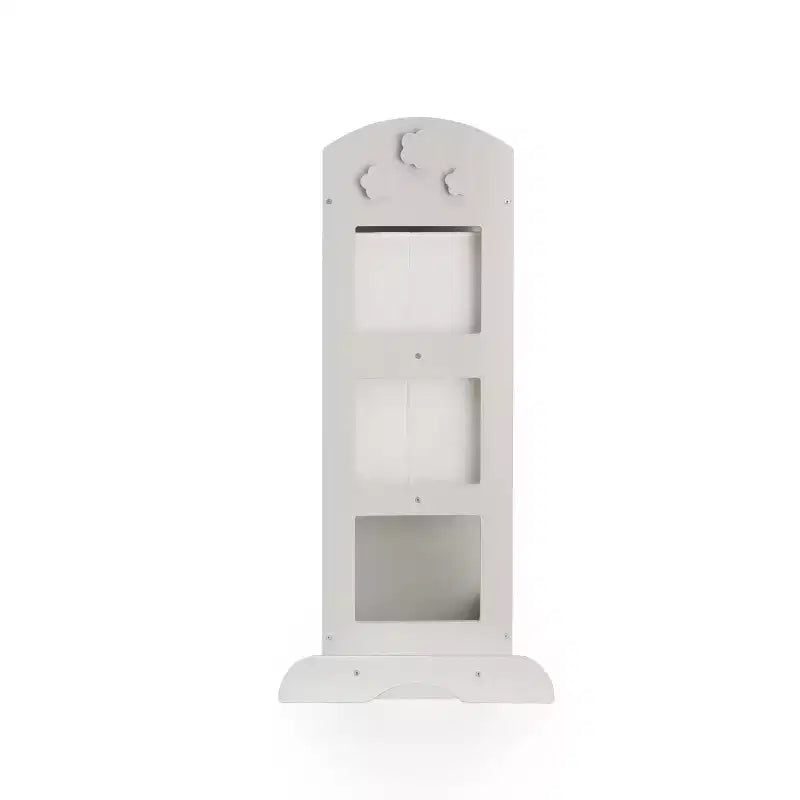 Centre de déguisement « See and Store » : Organisateur de vêtements et de costumes pour enfants, Étagère de rangement suspendue avec miroir et bacs de rangement